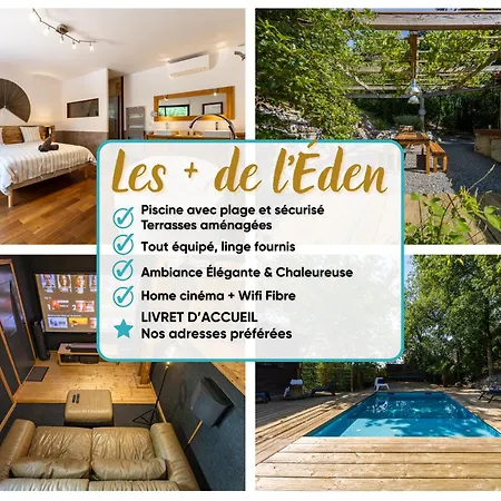 別荘 L'eden - Maison D'architecte Dans Les Arbres & Piscine *
