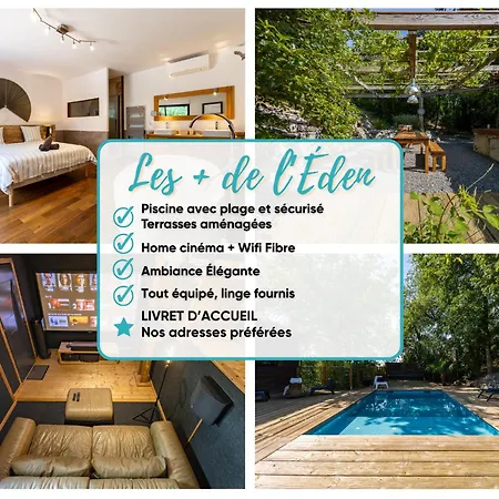 L'eden - Maison D'architecte Dans Les Arbres & Piscine 別荘 カストル
